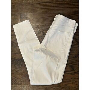 Abercrombie & Fitch The Jean Legging High Rise White Jeans Size 28/6s Short A&F